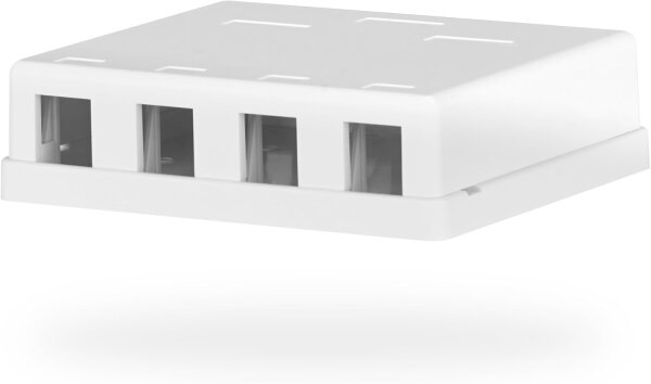 EFB Keystone Anschlussbox, 4 Port, Aufputz,