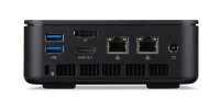 Acer VN1502G-13U7U Intel® Core™ i7 i7-1355U 0 GB DDR4-SDRAM SSD Mini PC Mini-PC Schwarz