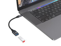 Conceptronic OTG Adapter USB-C -> USB Typ-A 3.0 10Gb/s schwarz USBC