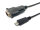 Equip USB-C auf Serial (DB9) Kabel, M/M, 1.5m