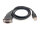 Equip USB-A auf Serial (DB9) Kabel, M/M, 1.5m