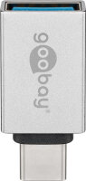 Goobay 56620 Kabeladapter USB C USB A Silber