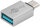 Goobay 56620 Kabeladapter USB C USB A Silber