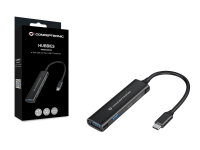 Conceptronic HUBBIES 4-Port-USB 3.0-Hub, USB-C-Anschluss