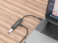 Conceptronic HUBBIES 4-Port-USB 3.0-Hub, USB-C-Anschluss