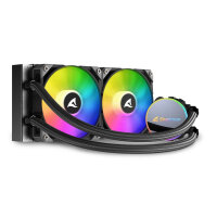 Sharkoon Wasserkühlung S70 RGB 2 Lüfter      240mm  schwarz