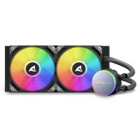 Sharkoon Wasserkühlung S70 RGB 2 Lüfter      240mm  schwarz