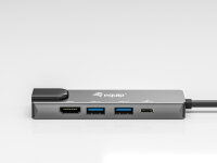 Equip USB-C 5-in-1-Multifunktionsadapter, HDMI, Gigabit...