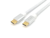 Equip USB 3.2 Gen 2 C-auf-C-Kabel Stecker/Stecker 5A...