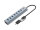 CONCEPTRONIC 7-Port Hub USB-A3.0/-C Adap.->7xA3.0 m.Netz. gr