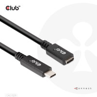 Club3D Kabel   USB 3.2 Typ C   1m Verlängerung   5Gbps St/Bu retail