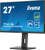IIYAMA 68.6cm (27")  XUB2763QSU-B1 16:9 HDMI+DP+USB IPS Lift