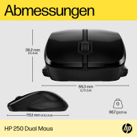 HP 250 Dual-Maus