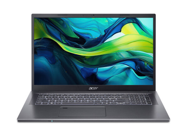 Acer Aspire A17-51M-52LH Intel Core 5 120U Laptop 43,9 cm (17.3") Full HD 16 GB LPDDR5-SDRAM 512 GB SSD Wi-Fi 6E (802.11ax) eShell Grau