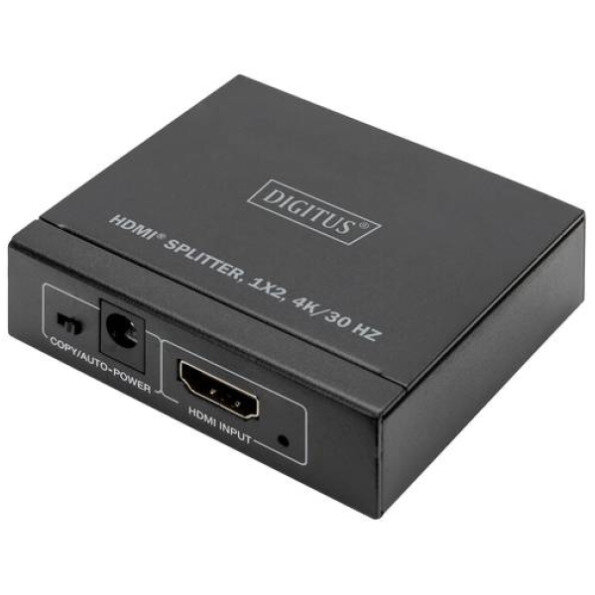 DIGITUS HDMI Splitter 1x2 4K/30Hz schwarz