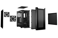 be quiet! Pure Base 501 Airflow Black Edition schallgedämmt Mesh 48.13l ATX schwarz