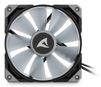 Sharkoon Lüfter  120*120*25 Rebel F50       PWM ARGB schwarz