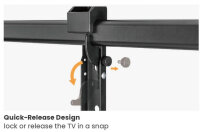 Equip Wandhalterung 60"-120"/1TFT Rotation 2Gelenke 120kg sw retail