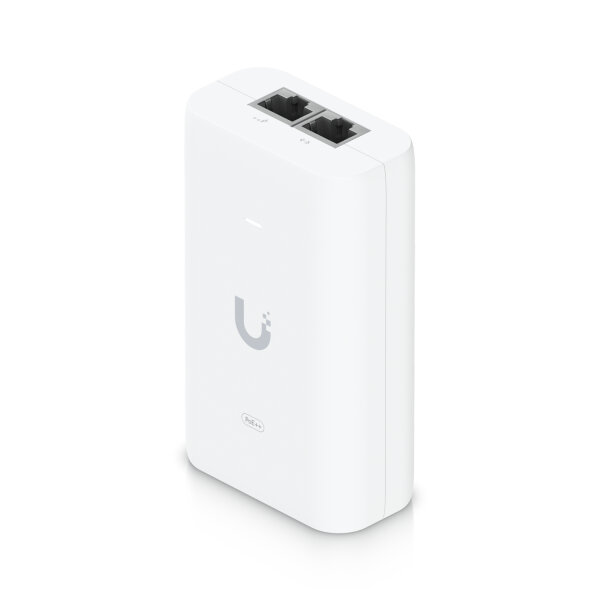 Ubiquiti UISP U-PoE++ Gigabit PoE-Injektor 2x RJ45 60W passiv 48V weiß