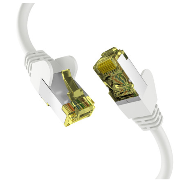 EFB CAT6a WEISS 10m Patchkabel S/FTP PIMF