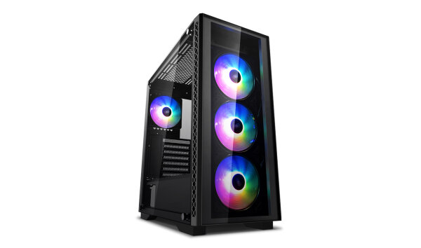 DeepCool Matrexx 50 ADD-RGB 4F 44.46l Glasfenster Black Edition