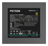 DeepCool PN750M Netzteil 750 W 20+4 pin ATX ATX Schwarz