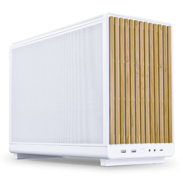 Lian Li DAN Cases A3-mATX White Wood Edition 27.63l Mini Tower Mesh Holzelemente
