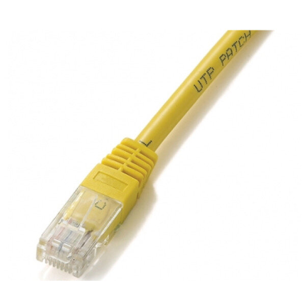 Equip Patchkabel Cat6       U/UTP 2xRJ45 15.00m    gelb  PVC Polybeutel