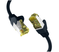 EFB CAT6a Patchkabel S/FTP PIMF 3m schwarz