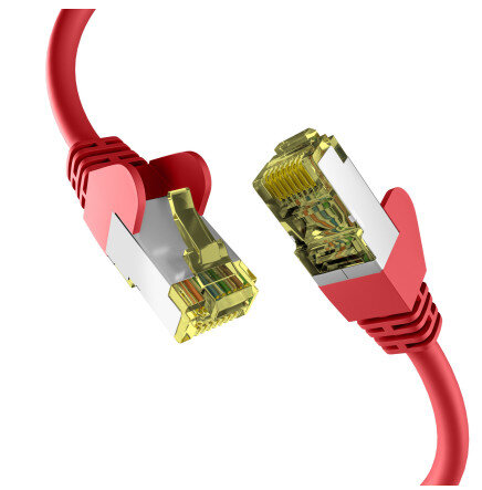 EFB CAT6a ROT 3m Patchkabel S/FTP PIMF