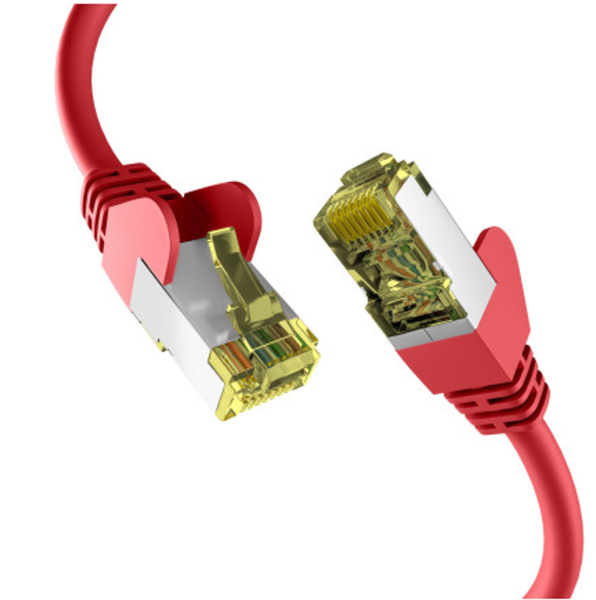 EFB CAT6a ROT 3m Patchkabel S/FTP PIMF
