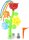 Jamara Mc Fizz Wassersprinkler Blumen bunt