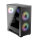 LC-Power 717B Meshwork L Dark Midi-Tower PC -Gehäuse 3x RGB Lüfter Black