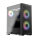 LC-Power 717B Meshwork L Dark Midi-Tower PC -Gehäuse 3x RGB Lüfter Black