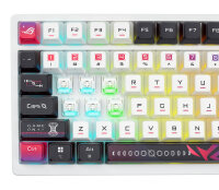 ASUS ROG Azoth X Tastatur Gaming USB + RF Wireless + Bluetooth QWERTZ Weiß