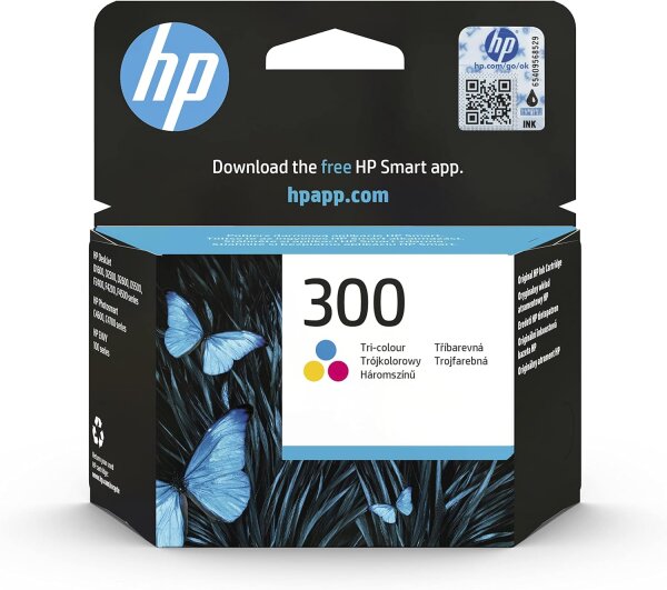 HP 300 CC643EE TriColor Tinte