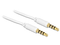 DELOCK Klinkekabel 3,5mm -> 3,5mm St/St 1.00m 4Pin...