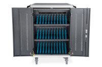 DIGITUS Mob.Ladeschrank Notebooks/Tablets 15,6"USB-C 30Pl.sw (Speditionsversand)