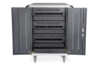 DIGITUS Mob.Ladeschrank Notebooks/Tablets 15,6"USB-C 30Pl.sw (Speditionsversand)