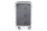 DIGITUS Mob.Ladeschrank Notebooks/Tablets 15,6"USB-C 30Pl.sw (Speditionsversand)