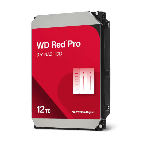 Western Digital Red Pro Interne Festplatte 12 TB 7200 RPM 512 MB 3.5" Serial ATA III