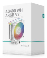 DeepCool AG400 WH Prozessor Luftkühlung 12 cm Weiß 1 Stück(e)
