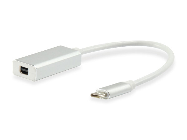 Equip Adapter USB-C->MiniDisplayPort    St/Bu  0.15m    Alu.