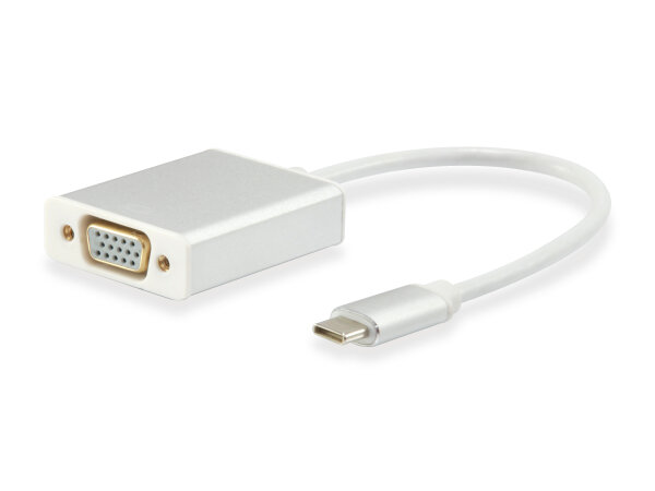 Equip Adapter USB-C->VGA HD15      1920x1080/ 60Hz 0.15m PVC