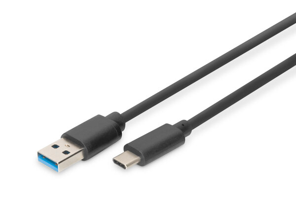 Digitus USB-C Anschlusskabel, USB-A - USB-C