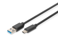 Digitus USB-C Anschlusskabel, USB-A - USB-C