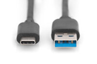 Digitus USB-C Anschlusskabel, USB-A - USB-C