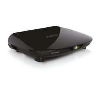 Schwaiger DVB-S2 Receiver mit USB-Anschluss, FTA, schwarz