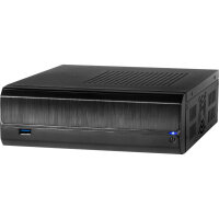 Inter-Tech Geh Mini ITX JX-500 black USB 3.0  *OHNE Netzteil
