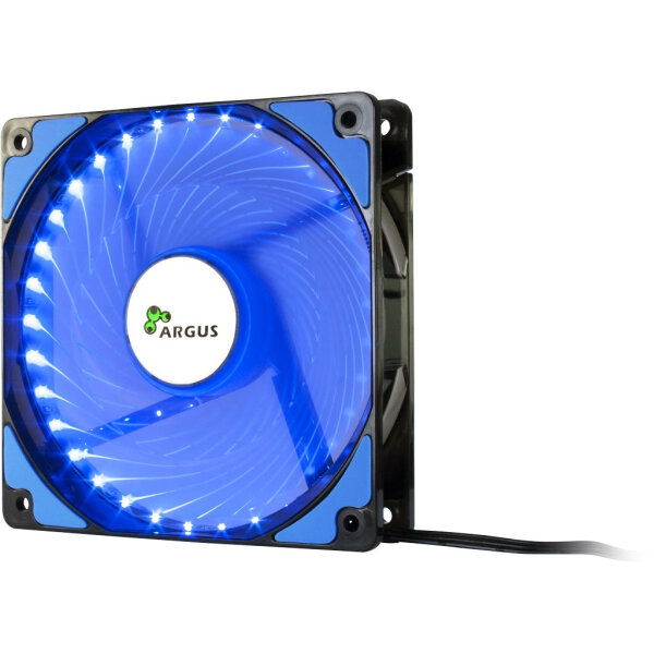 Inter-Tech Argus L-12025 BL 120mm Case Fan Lüfter  blau